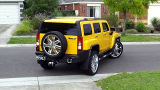 CUSTOM 07 HUMMER H3 PULLING IN [upl. by Spielman]