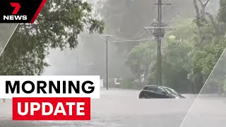 Extreme east coast weather Search for Sydney fisherman Indian hospital fire  7NEWS [upl. by Gert138]