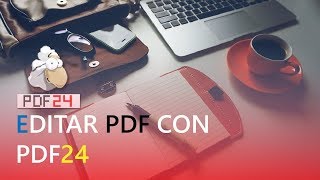 Editar PDF Con PDF24 [upl. by Shena442]