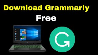 How to download grammarly on laptop for free  grammarlyhow to use grammarlygrammarly premium [upl. by Eshman]