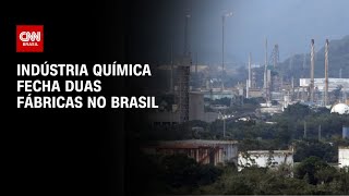 Indústria química fecha duas fábricas no Brasil  BASTIDORES CNN [upl. by Lazar]