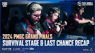 Survival Stage amp Last Chance Recap  2024 PUBG MOBILE GLOBAL CHAMPIONSHIP [upl. by Egnalos908]