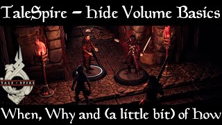 Talespire  When and Why to use Hide Volumes [upl. by Nylanej]