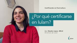 Certificación en Puericultura ¿por qué en hacerla en Iulam [upl. by Latona]