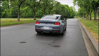 2024 Mustang GT gets Steeda HPIPE Resonator Delete  Active Exhaust Flyby Clips [upl. by Mij]