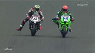 2022 Bennetts British Superbike Championship  RD2  Oulton Park  Race 3 highlights [upl. by Chem]