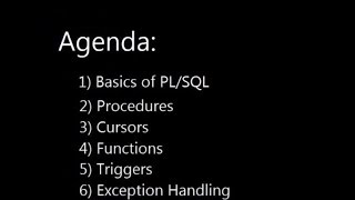 Learning PLSQL programming [upl. by Geerts]