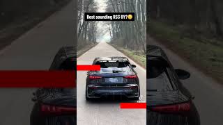 Audi rs3 sound tiktok viralvideo [upl. by Furtek604]