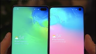 Samsung Galaxy S10 vs Galaxy S10 Plus The Differences [upl. by Atival]