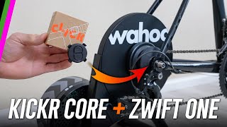 Wahoo KICKR CORE Zwift One Review  Virtual Shifting on a KICKR [upl. by Welles]