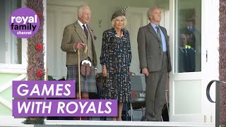 King and Queen Revel in Tradition at Braemar Highland Games [upl. by Dweck]