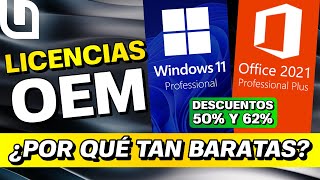 LICENCIAS OEM ¡LO QUE NADIE TE DICE 😨 WINDOWS Y OFFICE ¿POR QUÉ TAN BARATOS 🧐 [upl. by Poulter283]