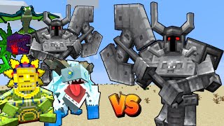 FERROUS WROUGHTNAUT vs Mowzies Mobs in Minecraft [upl. by Jourdain883]