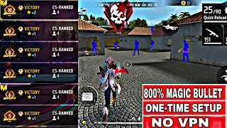 FREEFIRE 800 MAGIC BULLETHOLOGRAM  FREEFIRE NEW FULLY ANTIBLACKLIST ANTI BAN HACK VIDEO [upl. by Eudo387]