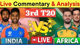 🔴 LIVE H  India vs South Africa 3rd T20I Decisive Battle Highlights amp Analysis  Series Decide [upl. by Rafat]