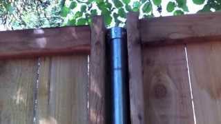 How To Build Wood Fence with Metal Posts [upl. by Atul]