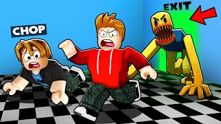 ROBLOX CHOP AND FROSTY ESCAPE THE HOUSE TOWER DEFENSE [upl. by Fine]