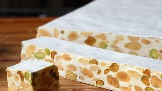 Torrone Italian Nut amp Nougat Confection – Great Valentine’s Day Treat [upl. by Leatri379]