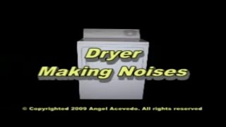 General Electric Dryer Making Noises [upl. by Nwadahs599]