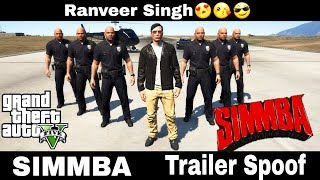 Simmba Trailer Spoof In GTA V  Gully Boy Ranveer Singh [upl. by Ephraim479]