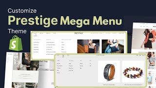 How to Create Shopify Prestige Theme Mega Menu  Shopify Prestige Theme shopify shopifydropship [upl. by Hnad705]