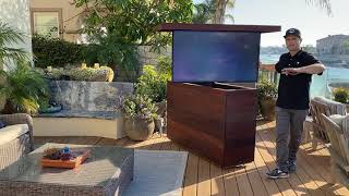 Must have weather ready outdoor hidden TV lift cabinet [upl. by Silloh989]