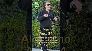 Al Pacino showing off his moves on the street – pure legendary vibes🕺✨ alpacino hollywood [upl. by Yasnil320]