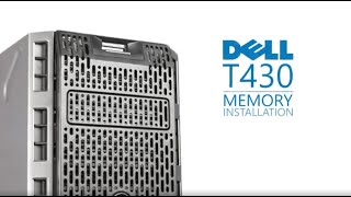 Dell Poweredge T430 Memory Installation [upl. by Davidson]