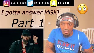 quotI gotta answer this MFquot Eminem x Sway  The Kamikaze Interview Part 1 REACTION [upl. by Iaverne]