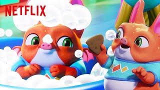 Glorbs Funniest Moments 🤣 Super Monsters  Netflix Jr [upl. by Pohsib]