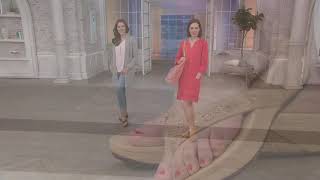 Vionic Platform Leather Sandals  High Tide on QVC [upl. by Ahsam]