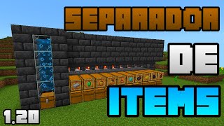 SEPARADOR DE ITEMS STACKEABLES MINECRAFT Bedrock 120 [upl. by Nahshon]