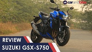 Suzuki GSXS750 Review  NDTV carandbike [upl. by Corena]