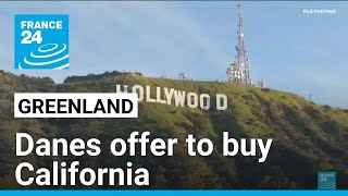 Danish satiral petition offers to buy California in response to Trump • FRANCE 24 English [upl. by Aleciram]