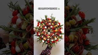 Charcutewreath 🎄 easy appetizer idea for the Holidays [upl. by Klockau]