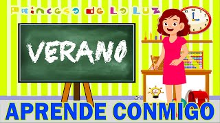 ¿QUÉ ES EL VERANO ☀ Las ESTACIONES Del AÑO 🌐 VÍDEOS Educativos PARA Niños 🧠 APRENDE CONMIGO [upl. by Anirroc]