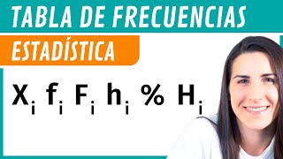 Tabla de FRECUENCIAS 📊 Estadística [upl. by Aleusnoc586]