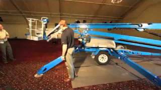 Product Review GenieTZ50 TrailerMounted Aerial Lift Part 3 [upl. by Broderic]