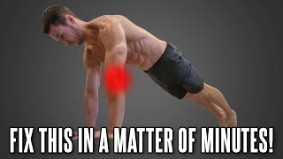 Push Ups and Elbow Pain Fix [upl. by Hatfield]