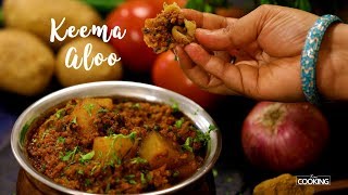 Aloo Keema Recipe  Aloo Mutton keema  Mutton keema Recipe  Side dish for Chapathi  Keema Recipe [upl. by Anitsyrk853]