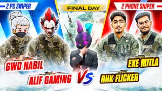 বেস্ট ২টি PC SNIPER VS MOBILE SNIPER 😱 DAY 2  FINAL [upl. by Patterson]