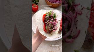 Homemade Azerbaijani Lule Kebab with onion sumac salad🔥  azerbaijanifood kebab [upl. by Aday703]