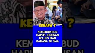 Kemendikbud hapus jurusan IPAIPS dan Bahasa di SMA [upl. by Thatcher]