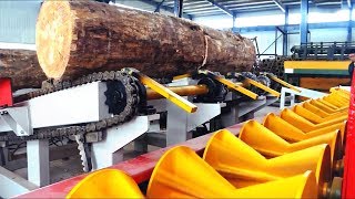 Plywood Machinery  Veneer Rotary Line [upl. by Bunow]