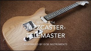 Warmoth JazzcasterTelemaster Offset Telecaster Fender CS Texas Special Roasted MapleEbony Neck [upl. by Neerom]