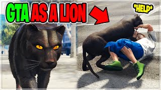 I Pretended To Be a Panther NPC Hunting Players and Trolled The Whole Server on GTA 5 [upl. by Notnelc803]