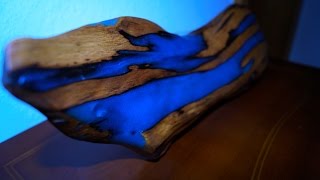 Rheinperle Treibholz DriftWood Epoxidharz Epoxy Resin Artwork Woodworking ToSaLignea [upl. by Maureene353]