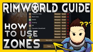 RimWorld Guide for Beginners  How to Use Zones 2024 14 [upl. by Aizahs]