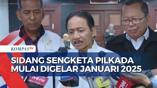 Sidang Sengketa Pilkada Dimulai Januari 2025 MK Bentuk 3 Panel Majelis Hakim [upl. by Thormora]