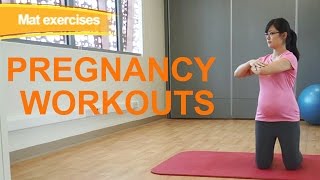 Pregnancy Workouts Third Trimester Fitness  Parents [upl. by Nnauol]